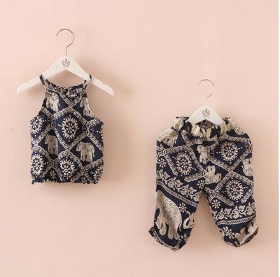 サスペンダーシャツ + パンツ 2 個セット子供服スーツクリ - Baby Clothing Clearance のレビューと価格