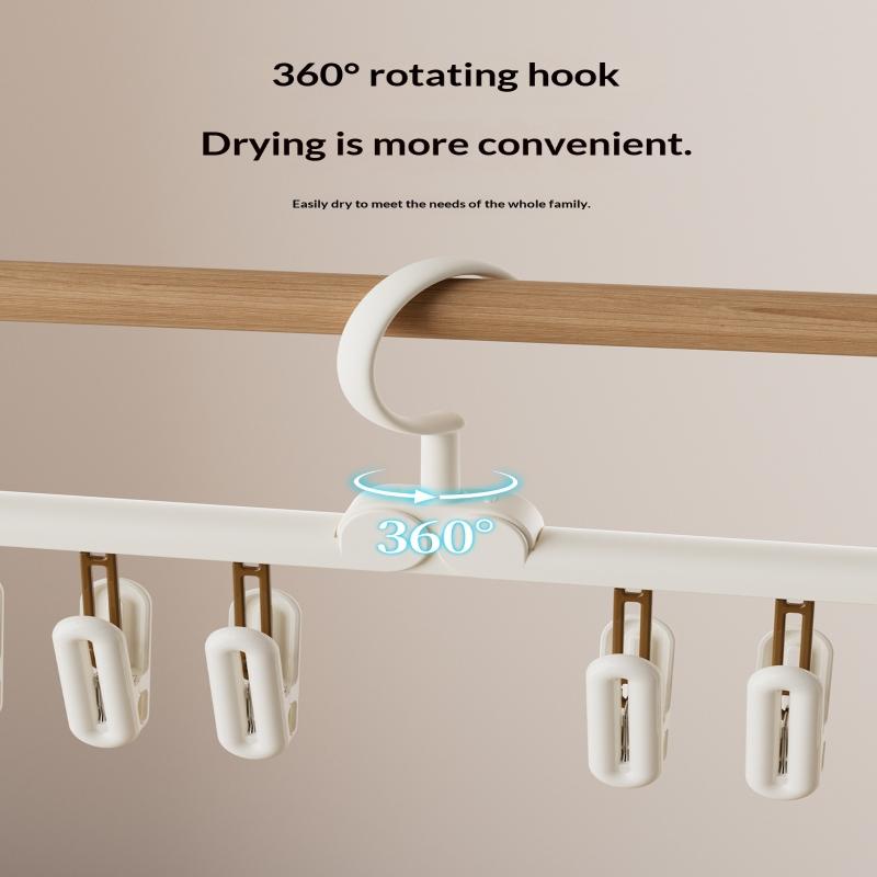 革新的な丸型ディスク乾燥ラック、多機能クリップ付き、ベビー服 - Baby Clothing Drying Rack のレビューと価格