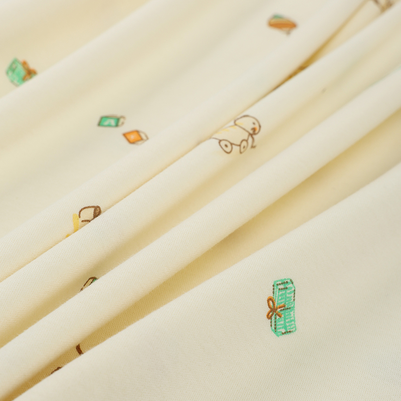 伸縮性のある純綿のプリント生地,ベビー服,パジャマ,シーツ, - Baby Clothing Sewing のレビューと価格