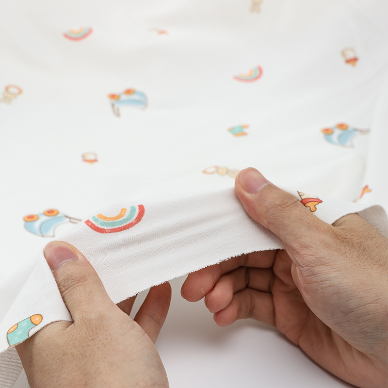 伸縮性のある純綿のプリント生地,ベビー服,パジャマ,シーツ, - Baby Clothing Sewing のレビューと価格