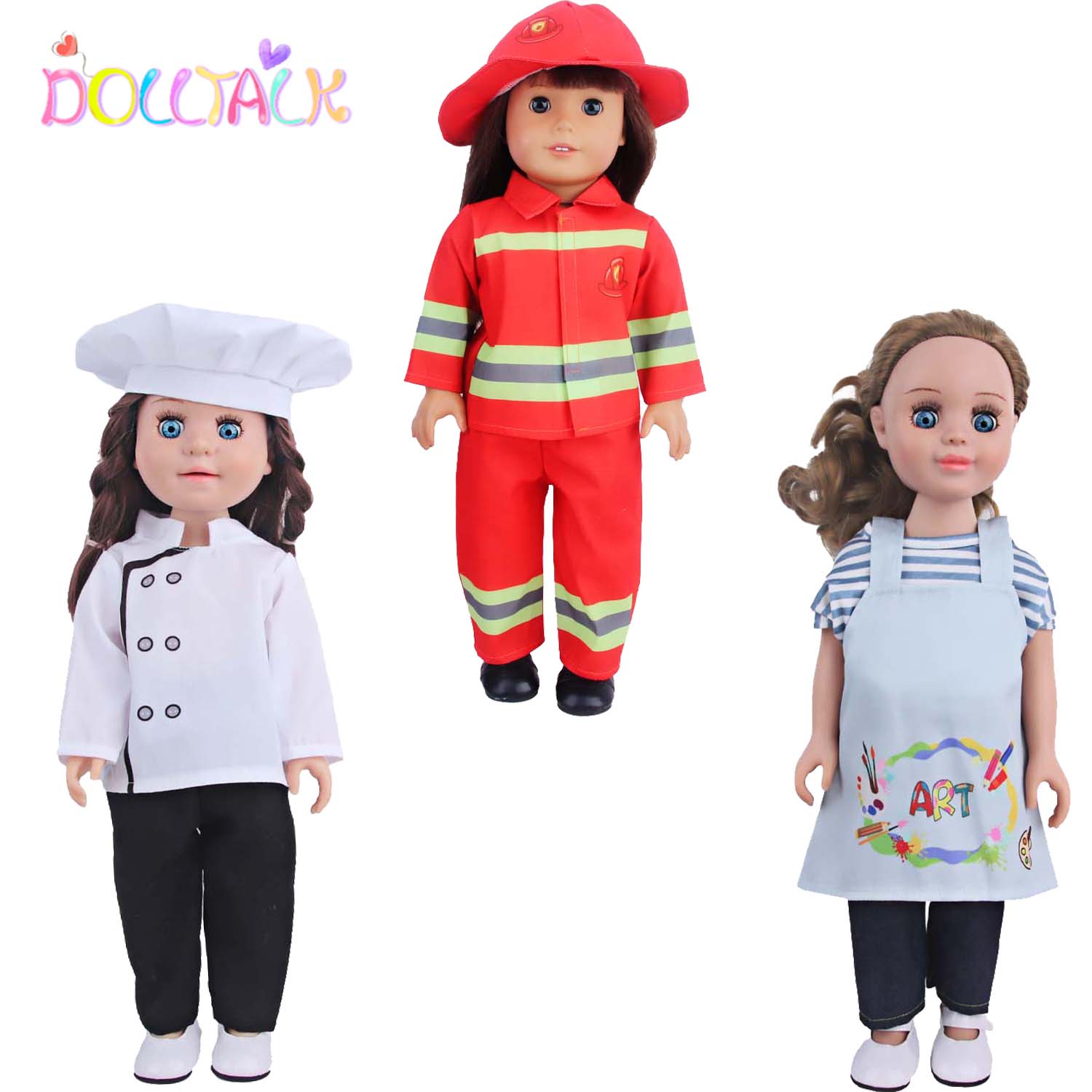 ロールプレイングアメリカン 18 インチ女の子人形服スーツ消 - Baby Clothing Next のレビューと価格
