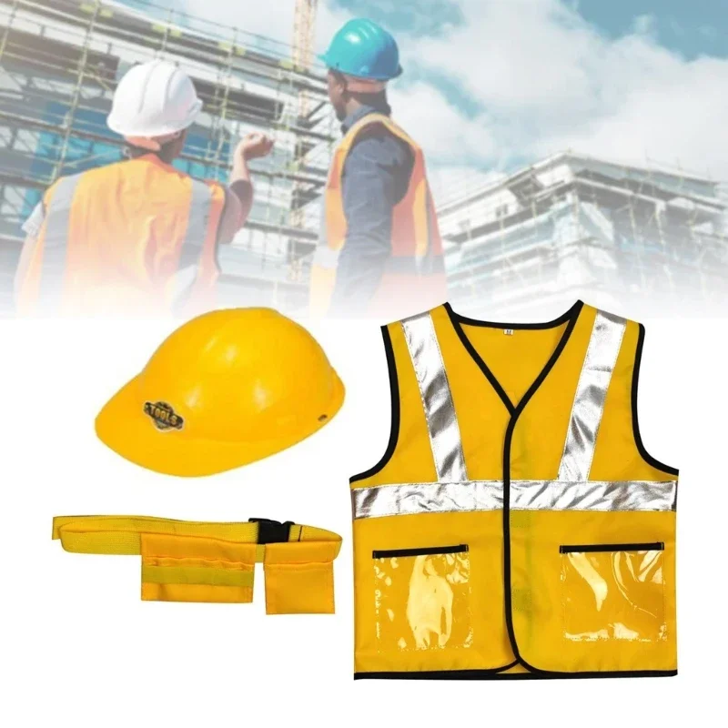 建設作業員のコスチューム、幼児用ドレスアップ服、建設業者風衣 - Toddler Legging Set のレビューと価格