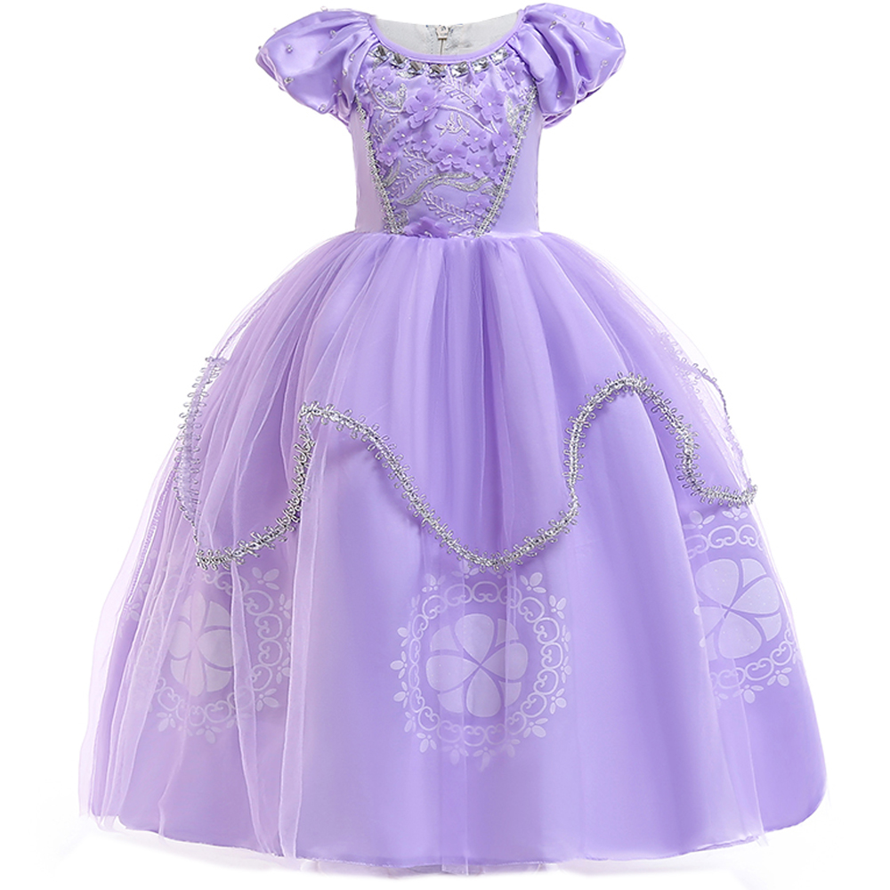 夏ソフィー女の子ドレス子供の日のパフォーマンス誕生日プリンセ - Baby Clothing Europe のレビューと価格