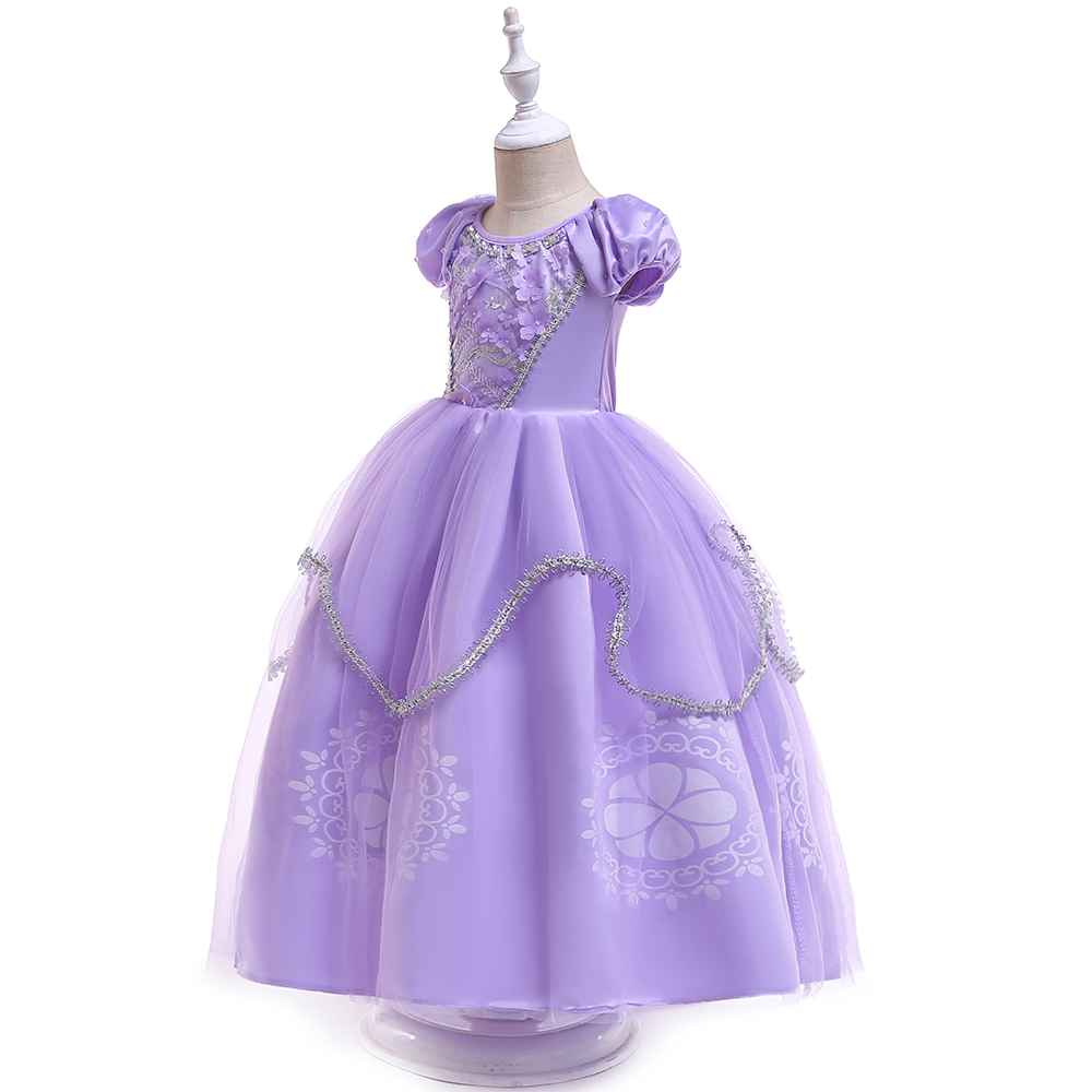 夏ソフィー女の子ドレス子供の日のパフォーマンス誕生日プリンセ - Baby Clothing Europe のレビューと価格