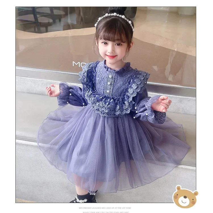 新しい子供服レース誕生日プリンセススカートベビーエレガントな - Baby Clothing Yarn のレビューと価格