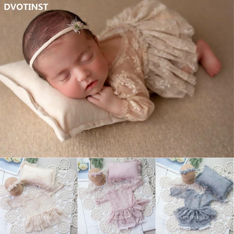 新生児の写真撮影の小道具女の赤ちゃんのレースの衣装ボディスー - Baby Clothing Next のレビューと価格