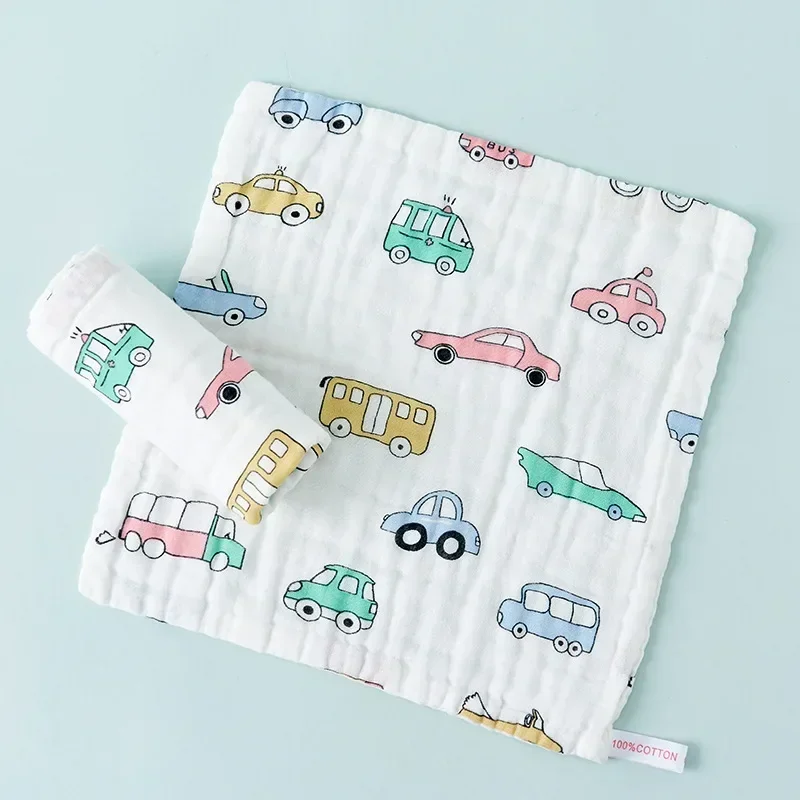 1 個/5 個ベビーフェイスタオルモスリン 6 層綿ソフトベ - Baby Clothing Wash のレビューと価格