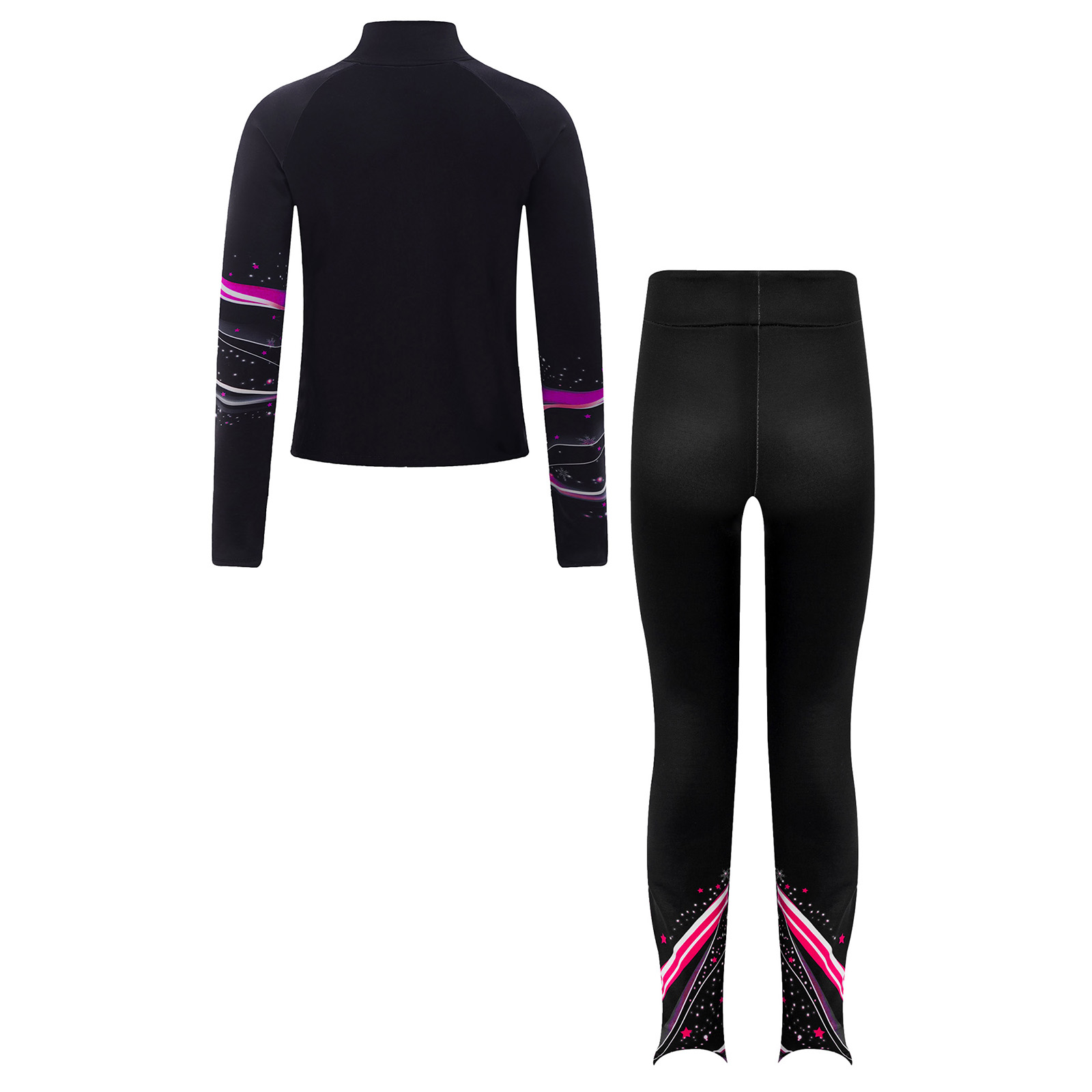 女の子用フリーススウェットシャツとパンツセット,レギンス付き - Toddler Legging Set のレビューと価格