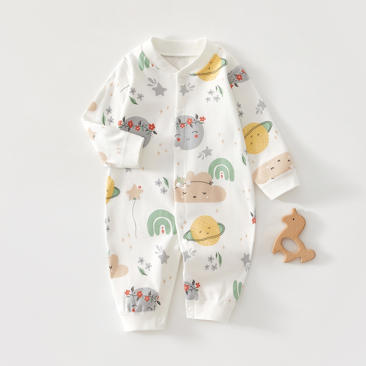 赤ちゃんの漫画のパターンのジャンプスーツ,新生児服セット,女 - Baby Clothing Knitting Patterns のレビューと価格