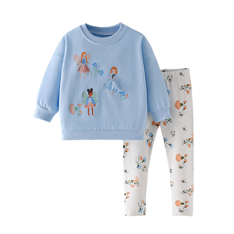 ジャンプメーター 2-7T 花プリント女の子服セット子供スー - Toddler Legging Set のレビューと価格
