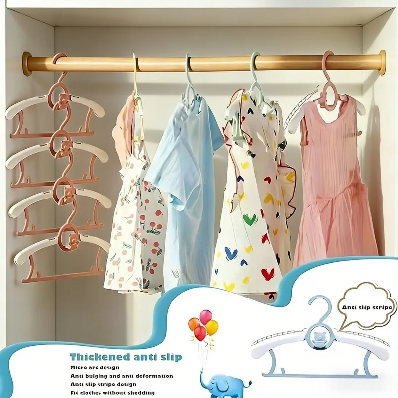 30 パック PP プラスチックベビー服ハンガー格納式アンチ - Baby Clothing Drying Rack のレビューと価格