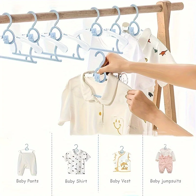 30 パック PP プラスチックベビー服ハンガー格納式アンチ - Baby Clothing Drying Rack のレビューと価格