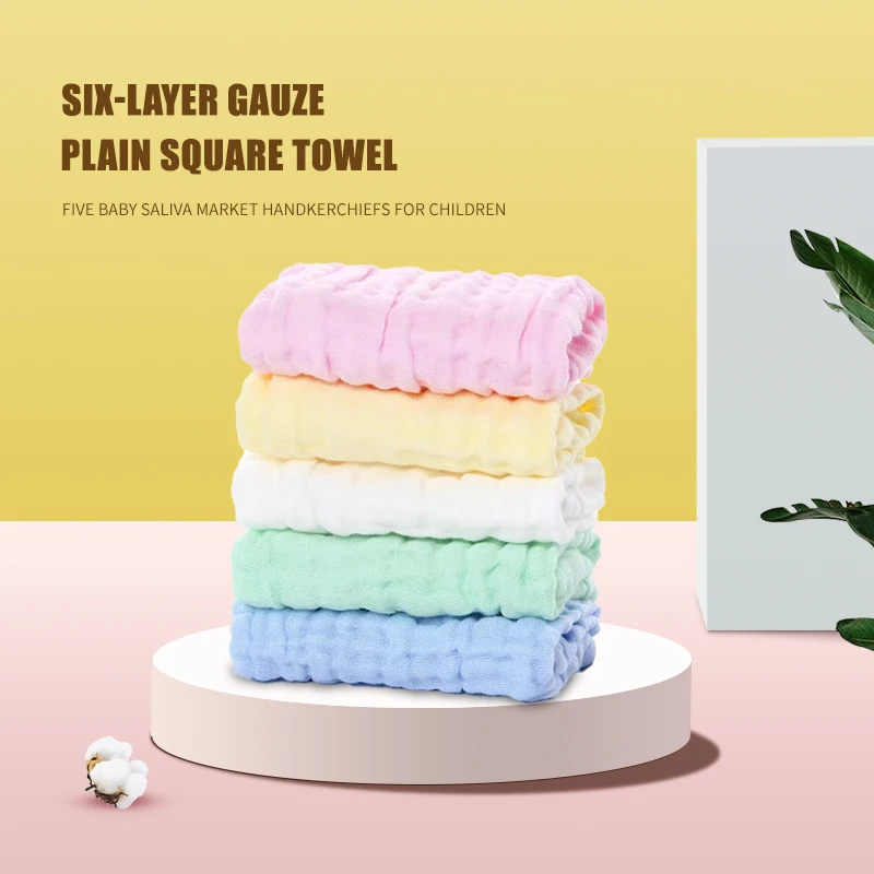 5枚入りベビーモスリンウォッシュクロス、げっぷ布、ベビーフェ - Baby Clothing Wash のレビューと価格