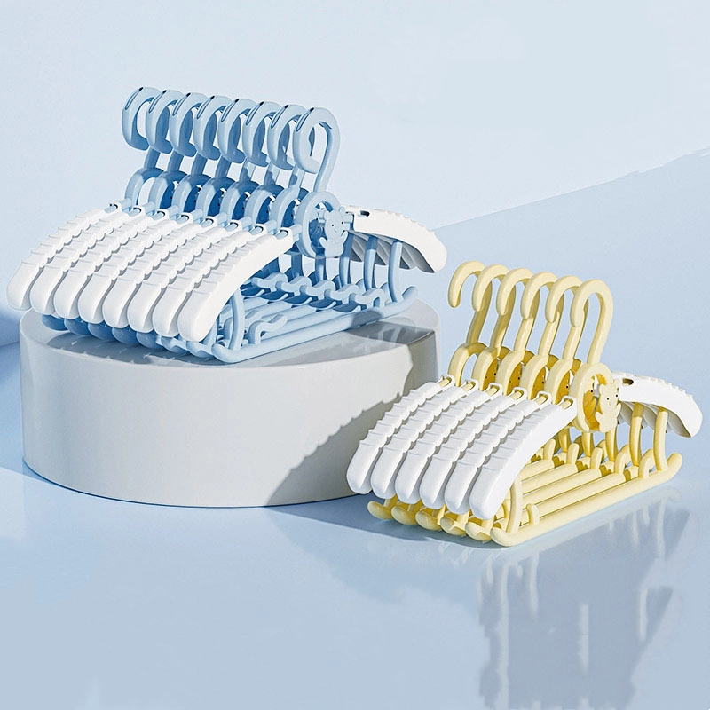 新しい 10 個ベビー服ハンガー拡張可能なアンチスリップ子供 - Baby Clothing Drying Rack のレビューと価格