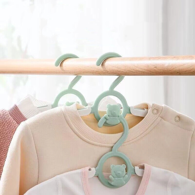 新しい 10 個ベビー服ハンガー拡張可能なアンチスリップ子供 - Baby Clothing Drying Rack のレビューと価格