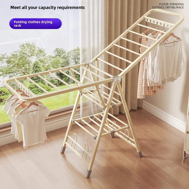 折りたたみ式衣類乾燥ラック 室内/屋外兼用 洗濯物干しハンガ - Baby Clothing Drying Rack のレビューと価格
